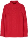 FORTE FORTE ROLL-NECK VIRGIN-WOOL JUMPER