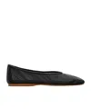 Forte Forte Round Head Ballet Shoes In Black