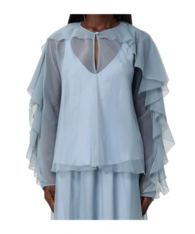 Forte Forte Ruffled Cover-up In Blue