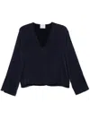 Forte Forte Satin Blouse In 蓝色