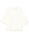 Forte Forte Klassisches Cropped-t-shirt In Neutrals