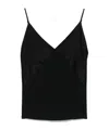 Forte Forte Satin Top In Black