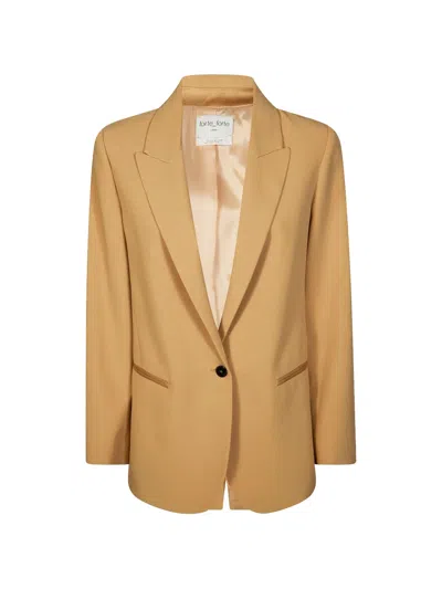 Forte Forte Single-breasted Suit Jacket In Brown
