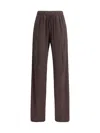 Forte Forte Satin Jogger Pants In Lava