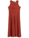 Forte Forte Sleeveless Flared Maxi Dress