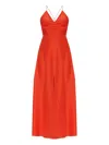 Forte Forte Flowing Silk Maxi Dress With Spaghetti Straps