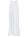 Forte Forte Satin Maxi Dress In Blue