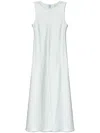 Forte Forte Satin Midi Dress In Blau