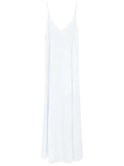 Forte Forte Satin Midi Slipdress In White