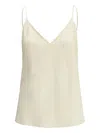 Forte Forte Satin-panelled Top In White