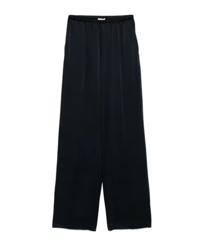 FORTE FORTE SATIN STRAIGHT-LEG TROUSERS