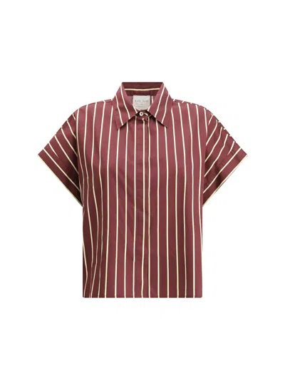 Forte Forte Forte_forte Red And White Striped Cotton Shirt