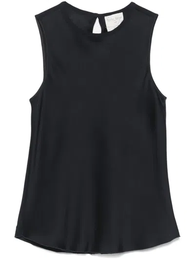 Forte Forte Forte_forte Satin Sleeveless Top In Multicolor