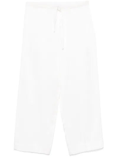 Forte Forte Satin Trousers In White