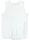Forte Forte Forte_forte Satin Sleeveless Top In Blue