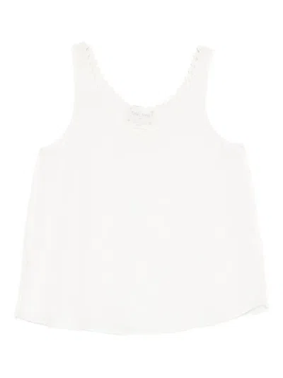 Forte Forte Scallop-trim Top In Multi