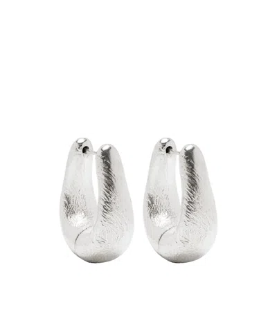 Forte Forte Sculptural Earrings In White