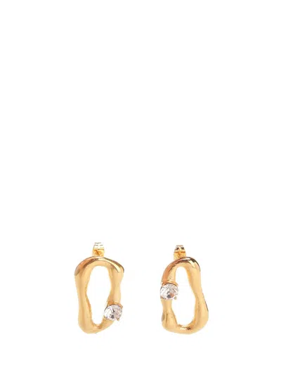 Forte Forte Sculpture Earrings In Gold