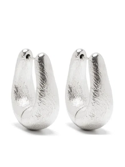 Forte Forte Sculptured Earrings In Silver
