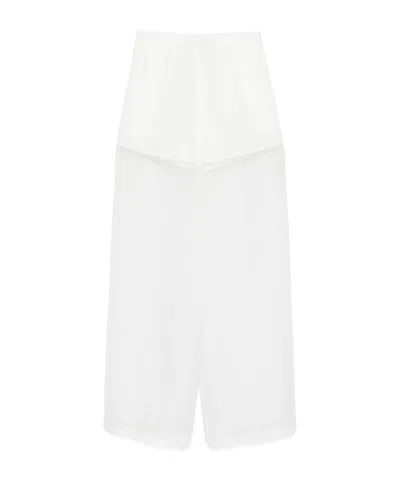Forte Forte See-through Wide-leg Pants