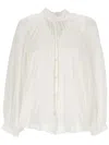 Forte Forte Forte_forte Cotton And Silk Blend Blouse In White