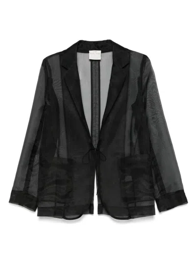 FORTE FORTE SEMI-SHEER 'MY JACKET' BLAZER