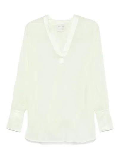Forte Forte Semi-sheer Tunic In Green