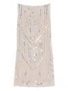 Forte Forte Sequin-embellished Geometric Skirt In Pink