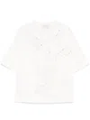 Forte Forte Forte_forte Embroidered Cotton T-shirt In White