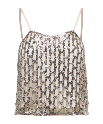 FORTE FORTE SEQUINED MESH SLING