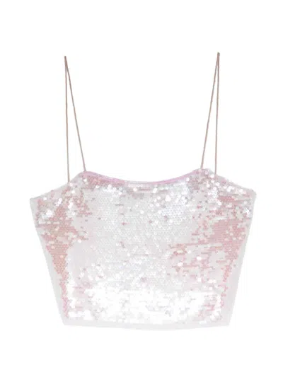 Forte Forte Sequined Top In White