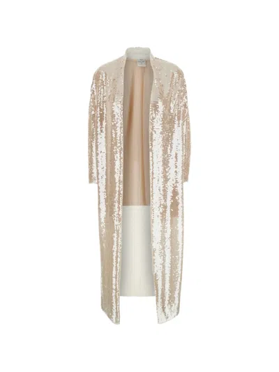 Forte Forte Sequin-embellished Cape In Neutral
