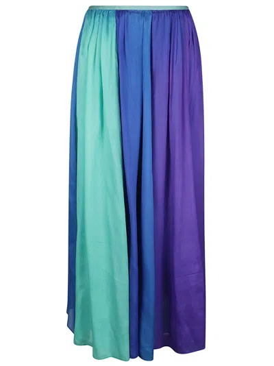 FORTE FORTE SHADED SILK SKIRT