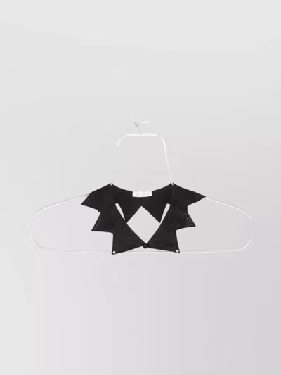 FORTE FORTE SHEER FABRIC SCARF POINTED DESIGN
