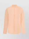 Forte Forte Sheer Silk Voile Mandarin Collar Blouse