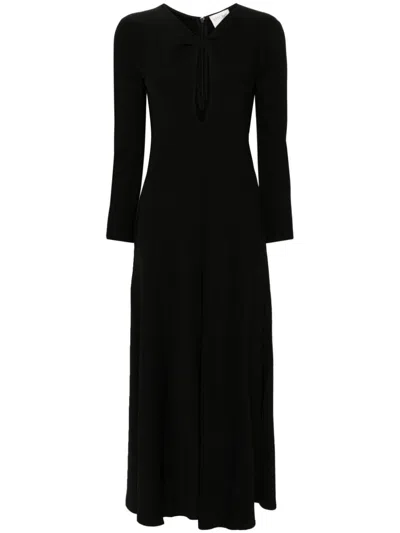 Forte Forte Shift Maxi Dress In Black