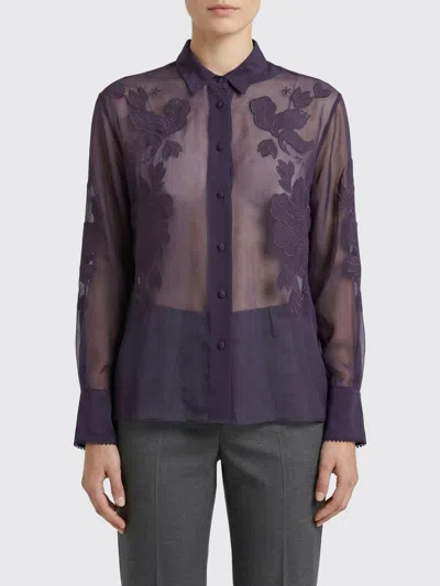 Forte Forte Shirt  Woman Color Blue In Purple