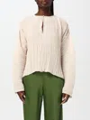 Forte Forte Forte_forte Crepe Long-sleeves Blouse In Ivory