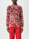 Forte Forte Floral-print Shirt In Red