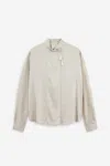Forte Forte Forte_forte Heavy Stretch Silk Satin Kimono Shirt Clothing In Multi