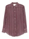 Forte Forte Chaonette Print Shirt In Red