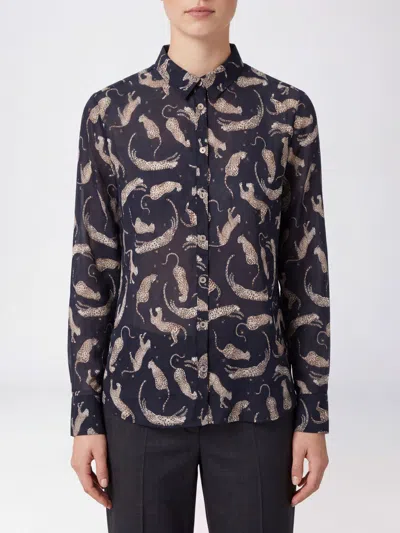 Forte Forte Shirt Woman Color Blue In Black