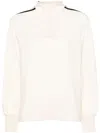 Forte Forte Stripe-detail Shirt In White