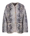Forte Forte Knitted Jacket In Gray