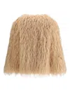 Forte Forte Faux Fur Mongolia Eco Jacket In Neutral