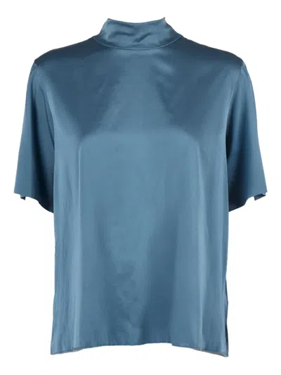 FORTE FORTE SHORT-SLEEVE BLOUSE