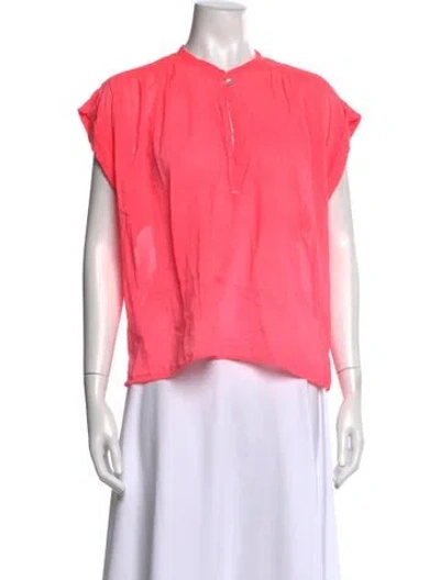 Pre-owned Forte Forte Short Sleeve Top In Pink