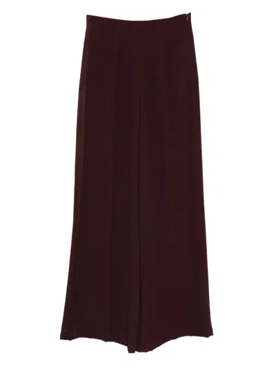 Forte Forte Side-panelled Trousers In Red
