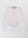 Forte Forte Silk And Cotton Blend Blouse With Button Detail