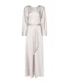 Forte Forte Forte_forte Long Silk Dress With Sash In White
